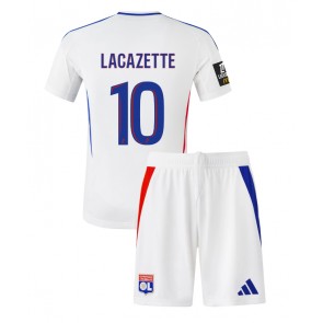 Olympique Lyonnais Alexandre Lacazette #10 Domaci Dres za Dječji 2024-25 Kratak Rukavima (+ kratke hlače)